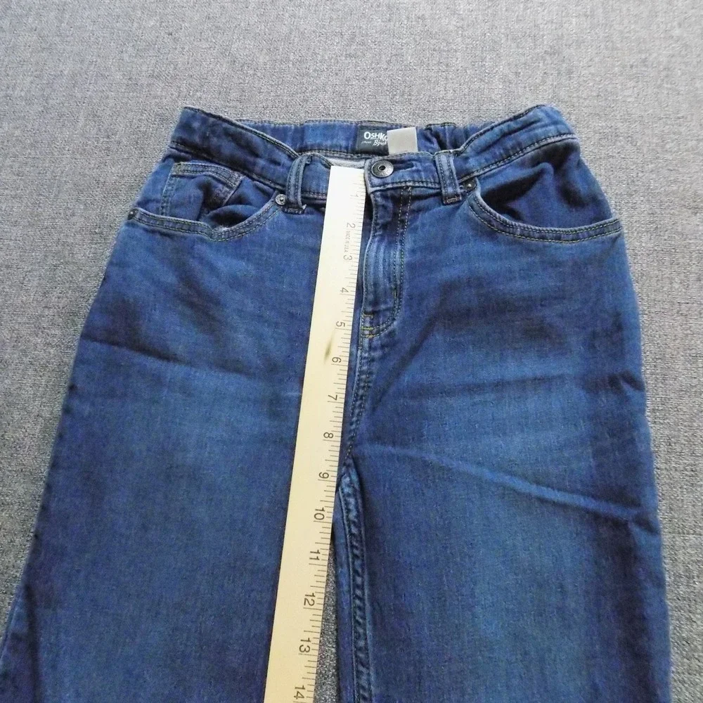 OshKosh B'gosh Jeans Kids 14 Blue Good Straight Leg Adjustable Waist